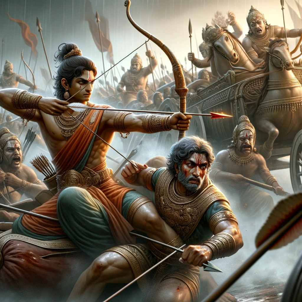 Lakshmana Kills Indrajit’s Charioteer